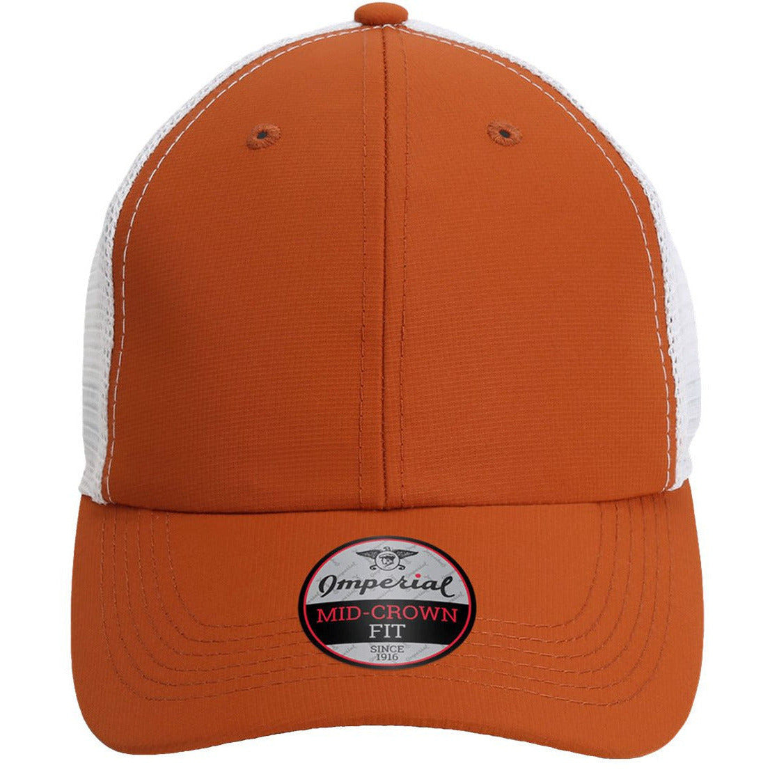 Burnt Orange/ White