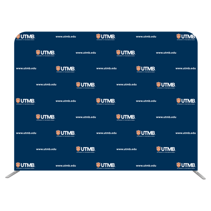 8'W x 72"H EuroFit Straight Wall Kit (Recycled Polyester Knit) - UTMB.edu
