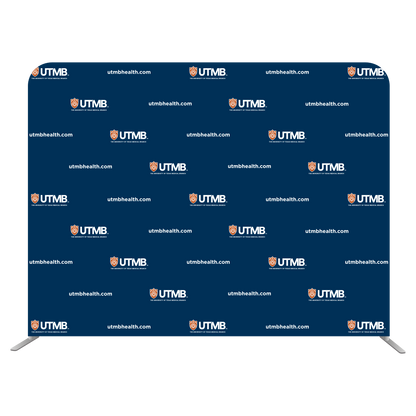 8'W x 72"H EuroFit Straight Wall Kit (Recycled Polyester Knit) - UTMBHEALTH.com