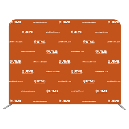 8'W x 72"H EuroFit Straight Wall Kit (Recycled Polyester Knit) - UTMBHEALTH.com